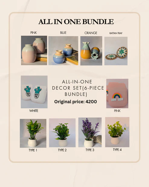 The All-In-One Decor Set( 6-piece bundle )