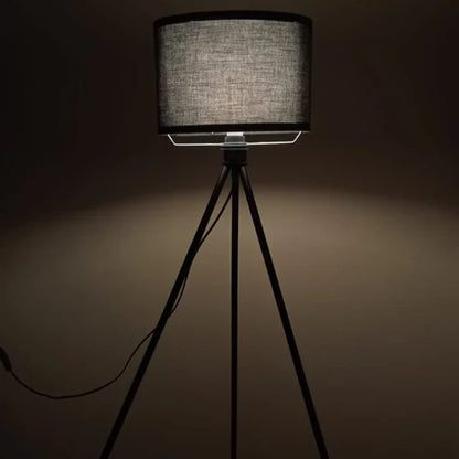 Black Tripod Floor Lamp | Solving Ambience Control with 30,000-Hour Dimmable Precision.