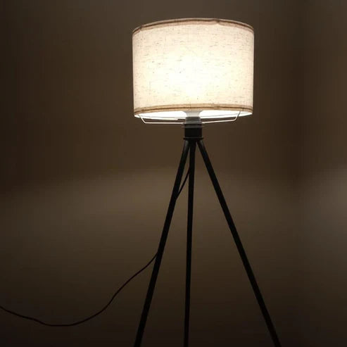 Black Tripod Floor Lamp | Solving Ambience Control with 30,000-Hour Dimmable Precision.