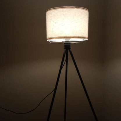 Rich Brown Tripod Floor Lamp | Solving Room Flatness with 30,000-Hour Dimmable Depth.