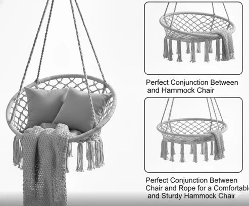 High-Capacity Portable  Macrame Swing Solving The Limitation of Fixed Relaxation