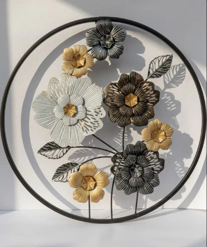 Luxury 3D Iron Wall Art  | Modern Living Room Statement Piece