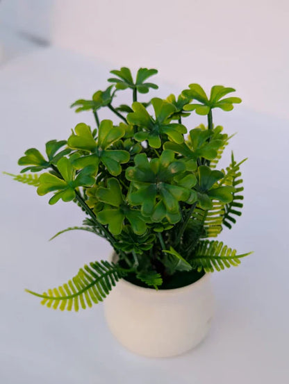 Mini Faux Purple Potted Plant | Decorative Solution for Homes Where Real Plants Don't Thrive