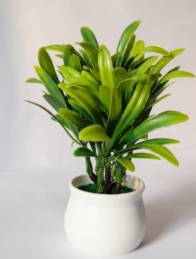 Mini Faux Purple Potted Plant | Decorative Solution for Homes Where Real Plants Don't Thrive